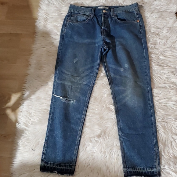 Free People Denim - **Free People Button-Fly Ripped Jeans NWT Size 27**